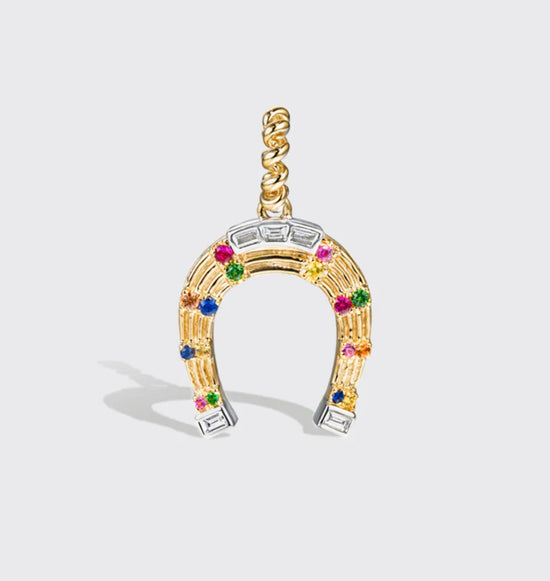 Boochier Rainbow Horseshoe Nostalgia Charm