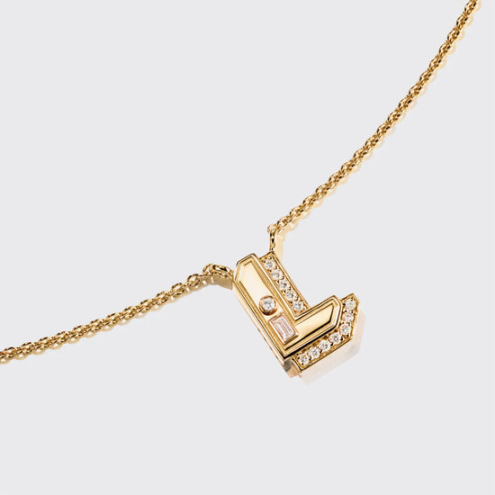 Boochier Mini Letter Necklace