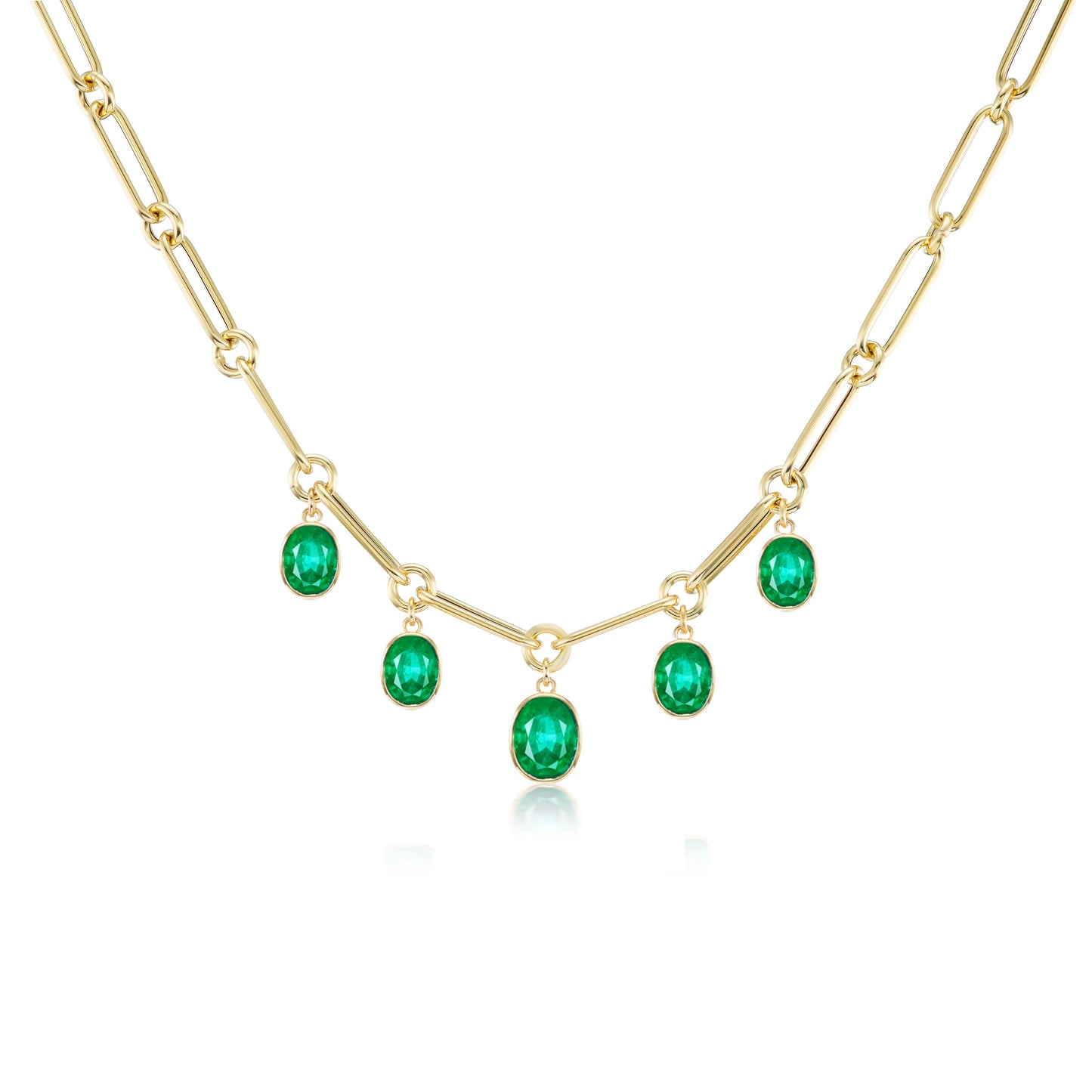 Sorellina OOAK Brazilian Emerald Necklace