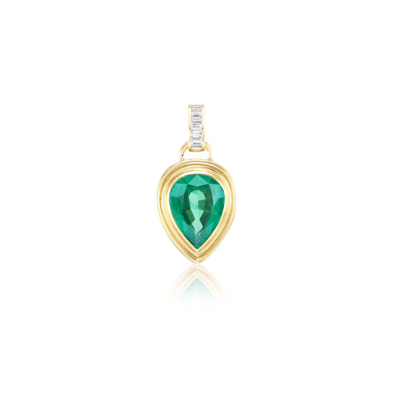 Sorellina OOAK Brazilian Emerald Pendant