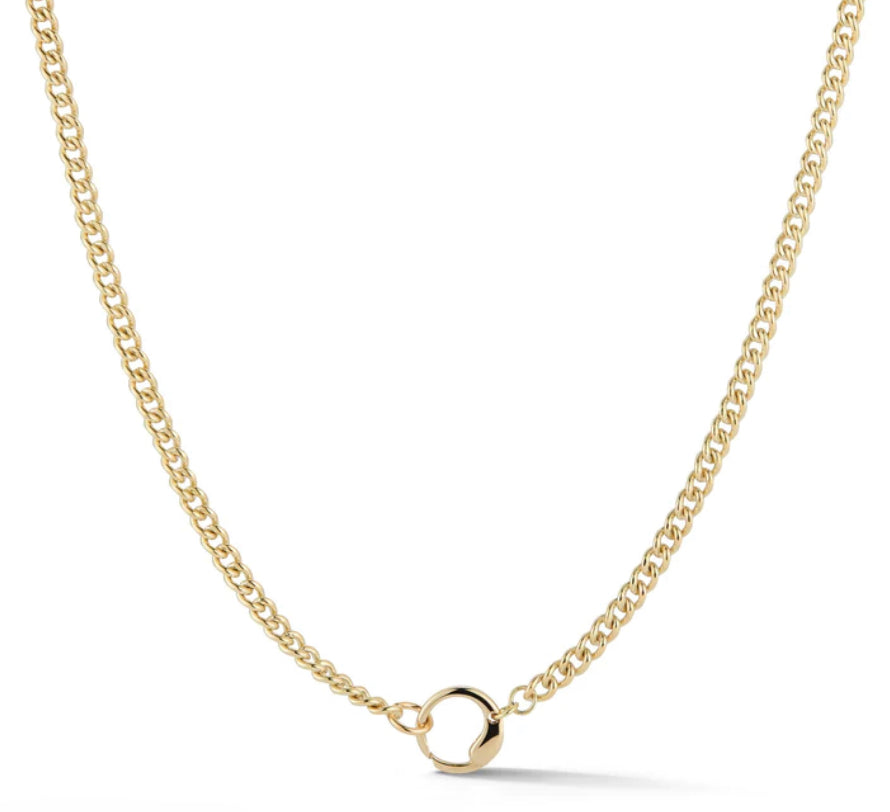 Load image into Gallery viewer, Jemma Wynne Toujours Necklace with Round Charm Clasp
