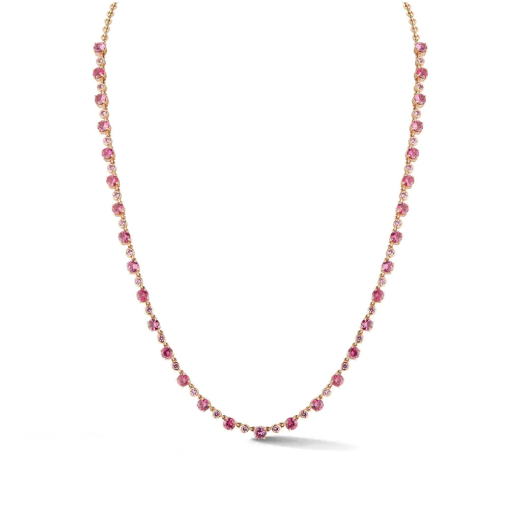 Load image into Gallery viewer, Jemma Wynne Prive Luxe Magenta Sapphire Choker
