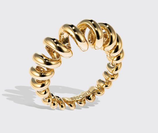 Boochier Jumbo Gold Slinkee Ring