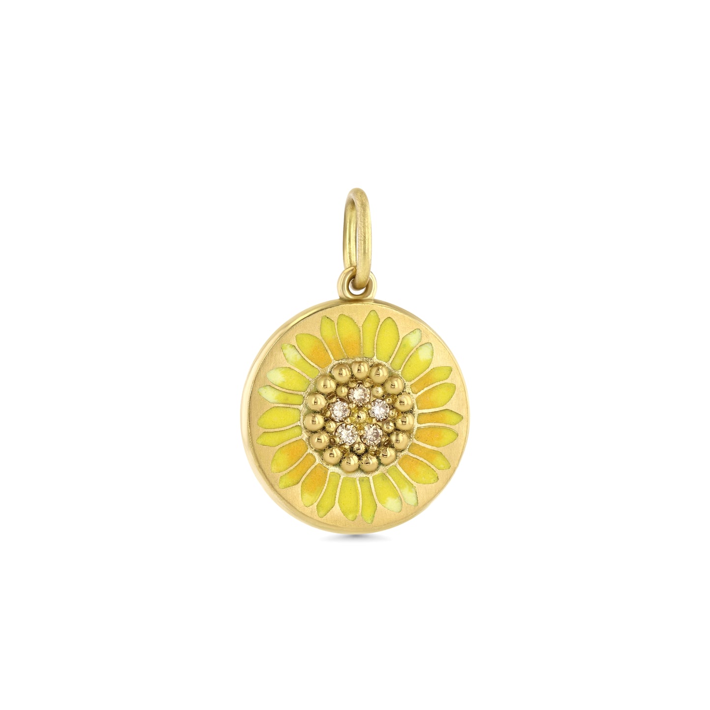 Load image into Gallery viewer, Gwen Barba Sunflower Pendant
