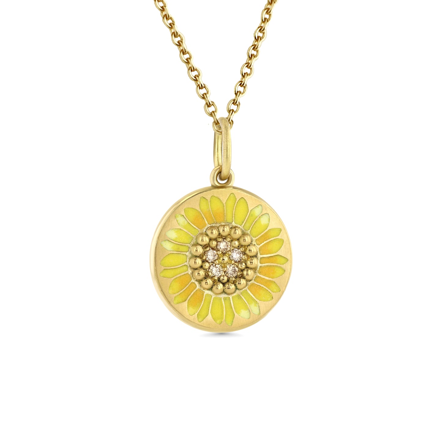 Gwen Barba Sunflower Pendant