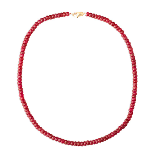 The Seven Ruby Beaded Strand