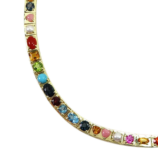 Type Jewelry I’Ego Collection Multi Stone Necklace