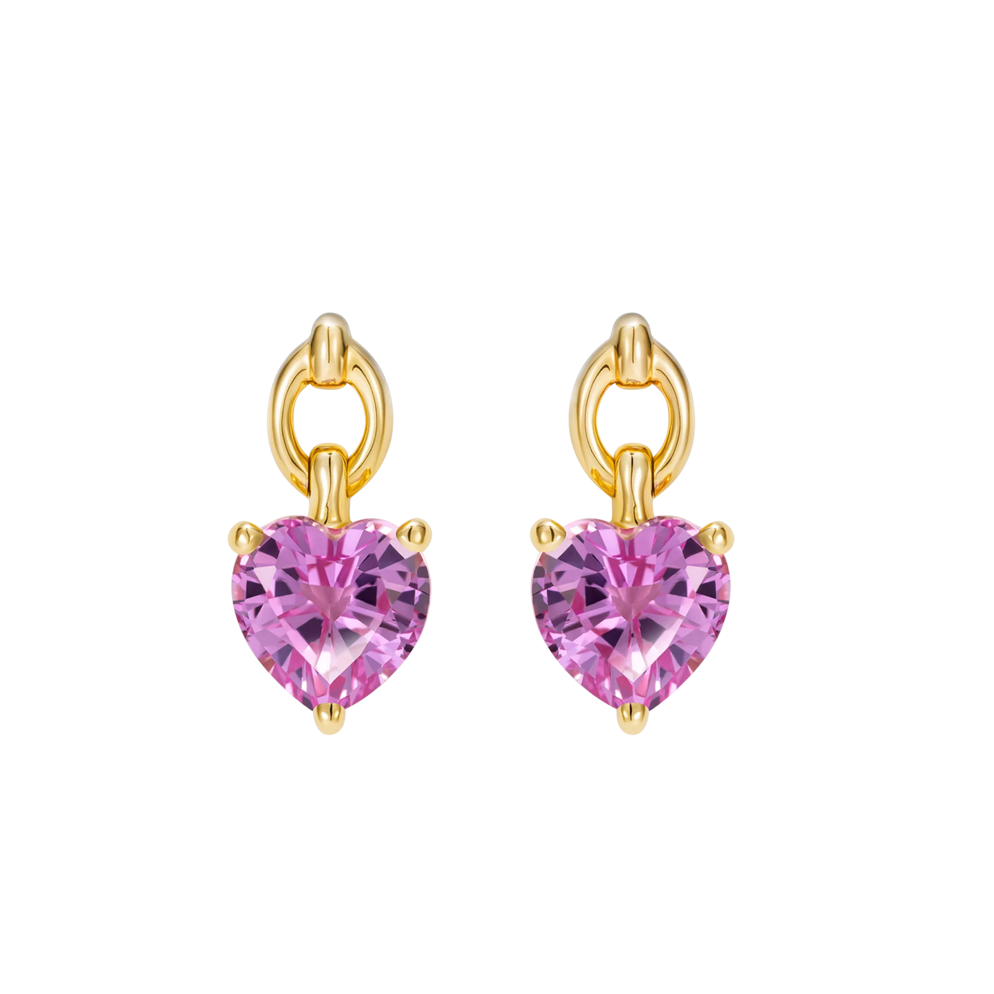 Nadine Aysoy Catena Petite Heart Earrings