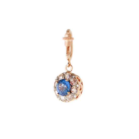 Selim Mouzannar Blue Sapphire & Diamond Charm