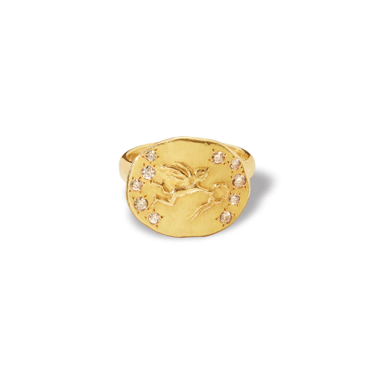 Christina Alexiou Greek Eros Champagne Diamond Ring