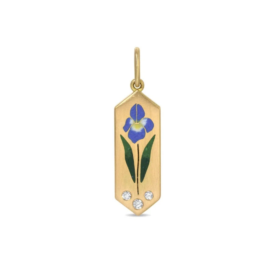 Gwen Barba Iris Ribbon Pendant