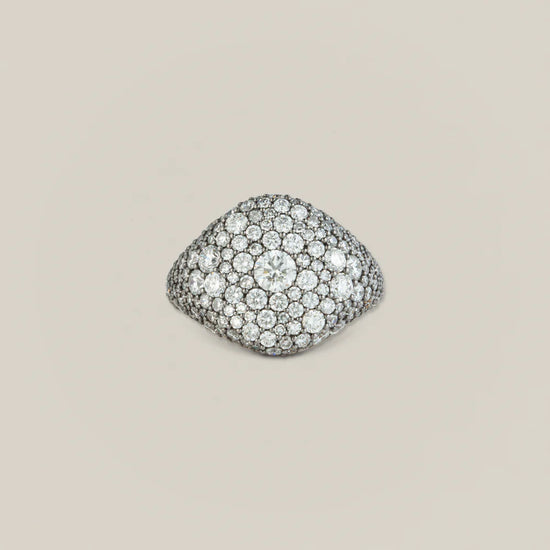 Lucy Delius Signature Pavé Signet Ring