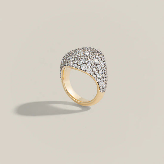 Lucy Delius Signature Pavé Signet Ring