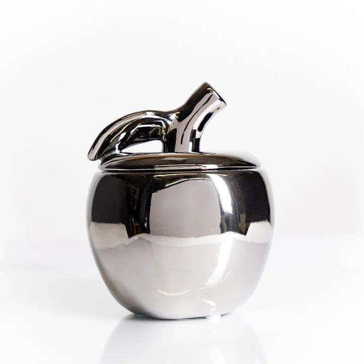 Thompson Ferrier Big Apple Candle - Silver