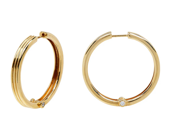 Beck Jewels Scuba Trio Hoops