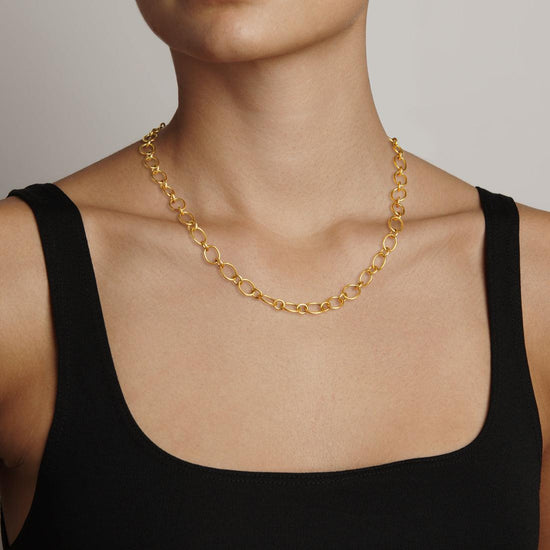 Christina Alexiou Oval Chain Necklace