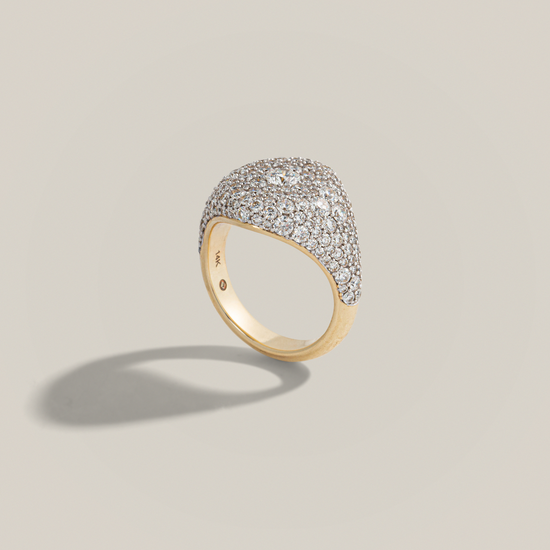 Lucy Delius Signature Pavé Signet Ring