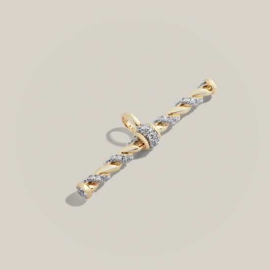 Lucy Delius Twisted Rope T-Bar Pendant