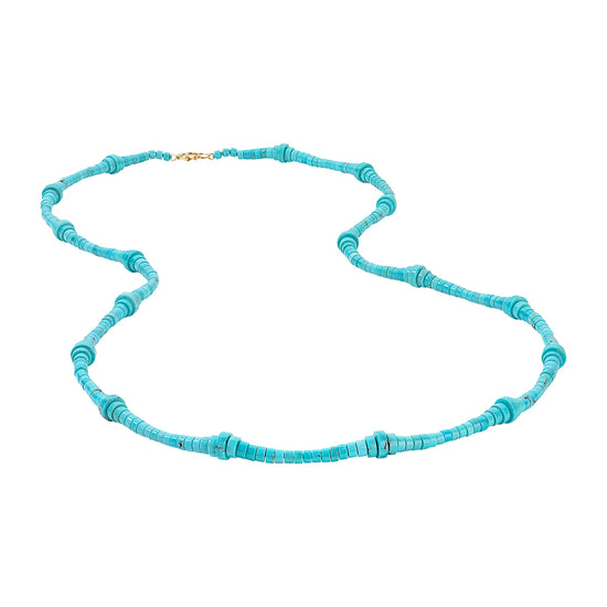 Devon Woodhill Turquoise Summer Beaded Necklace