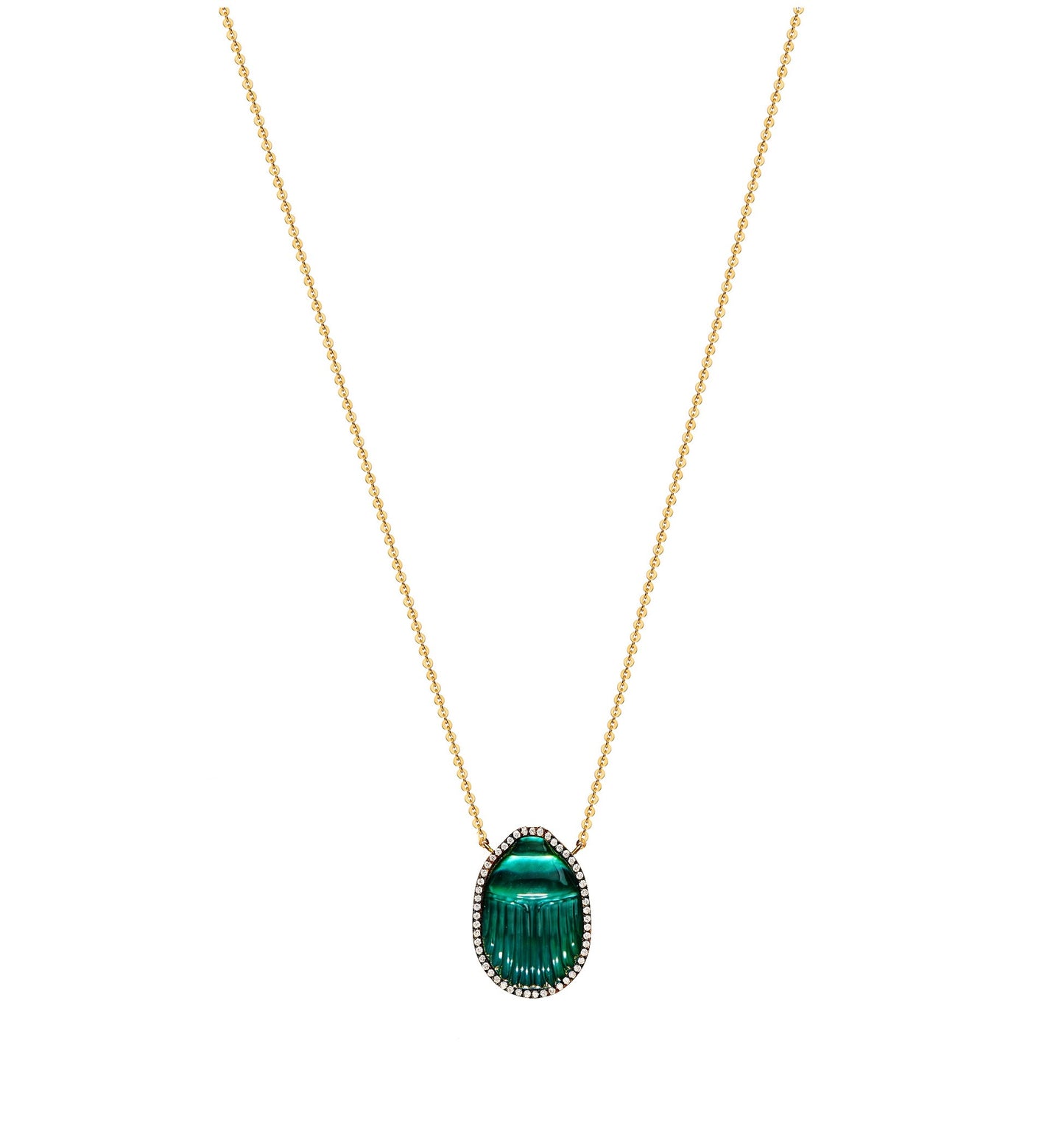 Lito Big Gola Diamond Necklace