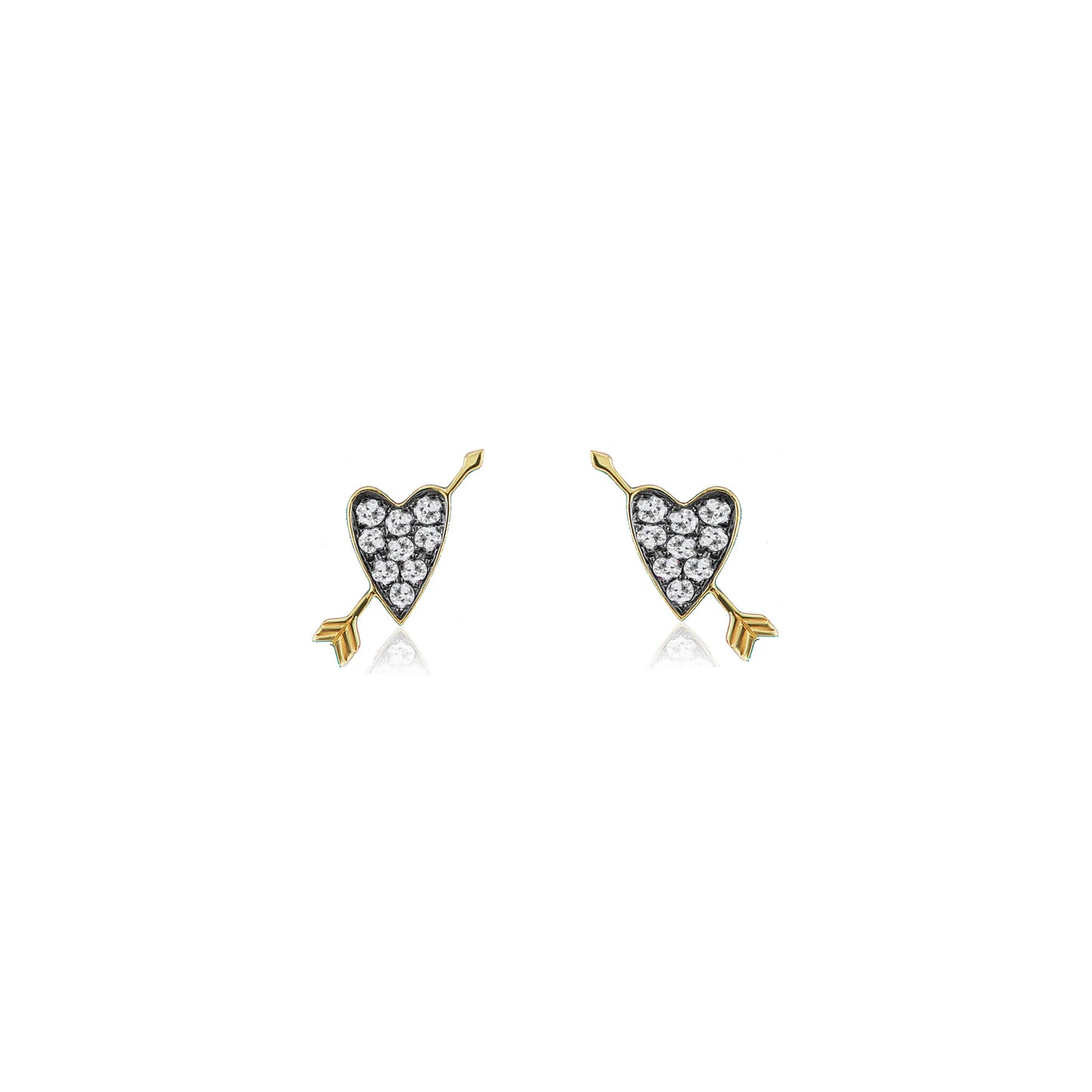 Sorellina Heart Studs