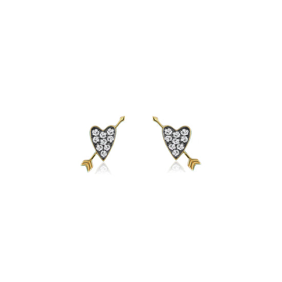 Sorellina Heart Studs