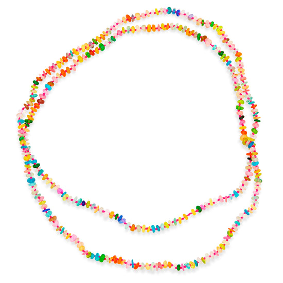 The Seven Rainbow Opal Beaded Necklace