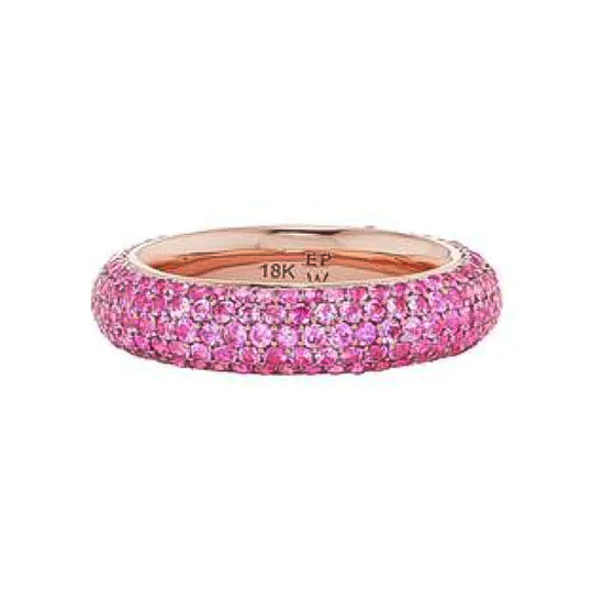 Emily P Wheeler Medium Pink Puffy Ring