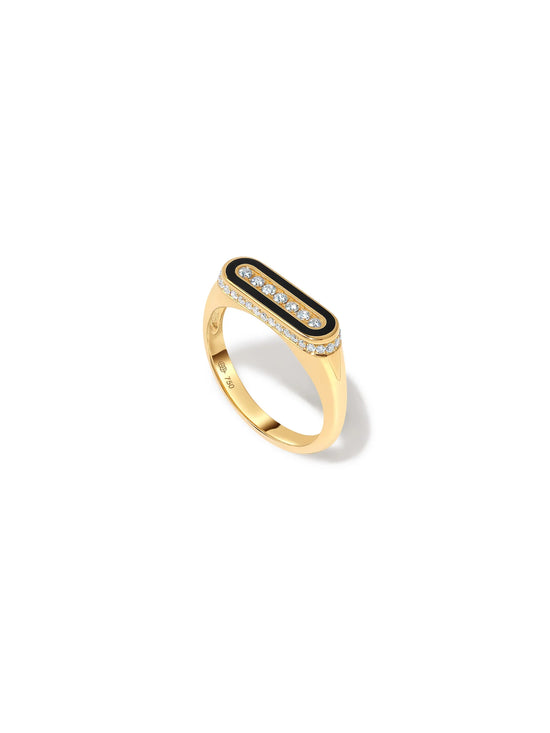 Load image into Gallery viewer, State Property Hedin Jet Black Ring
