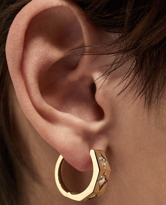 Marie Lichtenberg Ecrou Earrings - Large