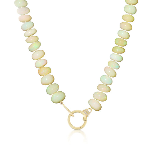 Load image into Gallery viewer, Sorellina Limoncello Opal Beads Necklace
