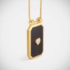 Marie Lichtenberg Ebony Heart Scapular