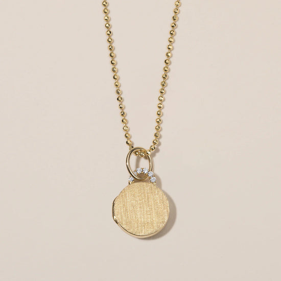 Devon Woodhill Mini Diamond Arch Locket - Diamond Set