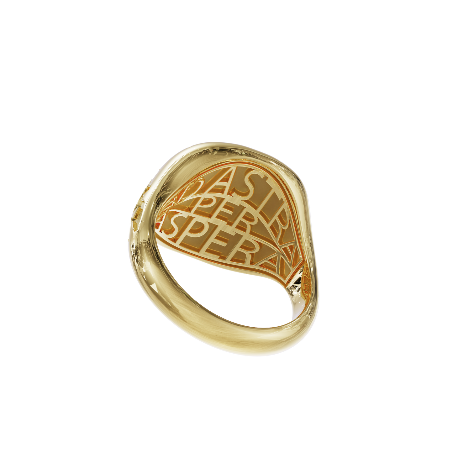 Load image into Gallery viewer, Dyne x The Seven 18K Yellow Gold Pinky Ring with Blue Sapphire &amp;amp; Diamonds
