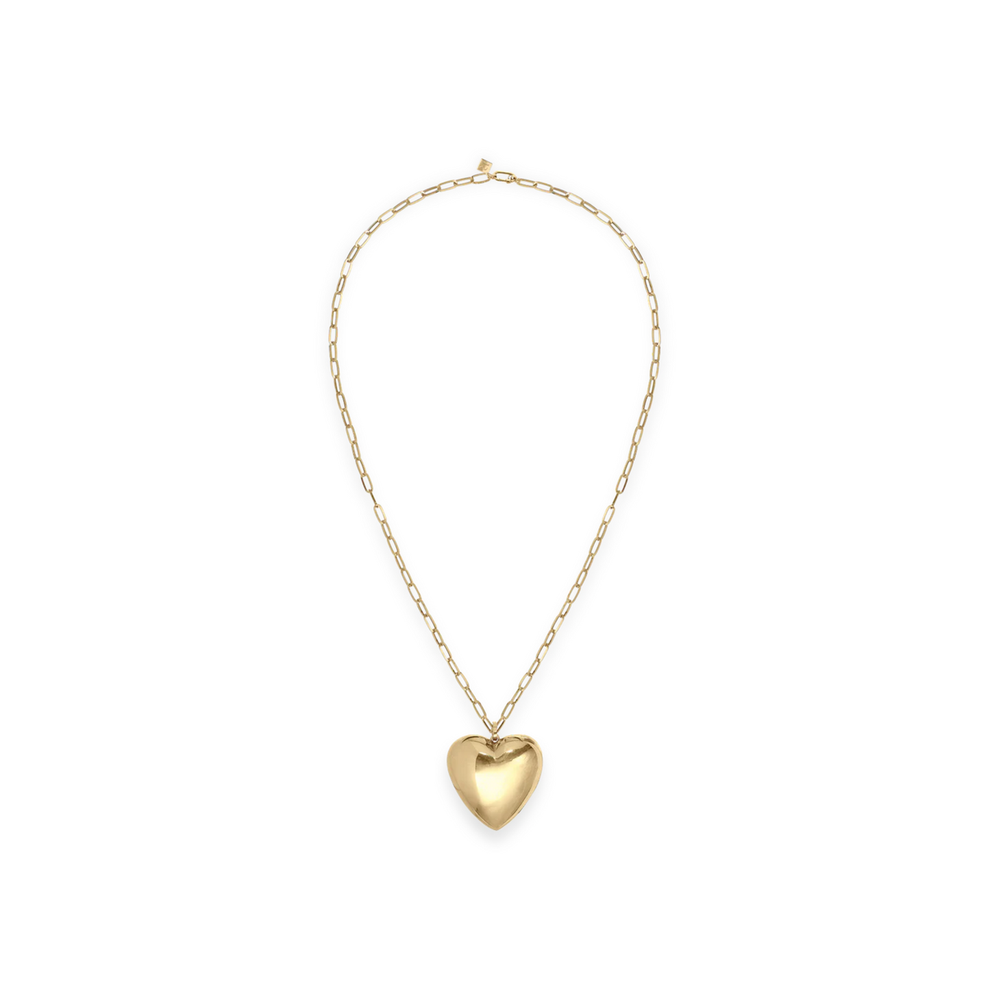 Lauren Rubinski Big Paulette Heart on Long Chain