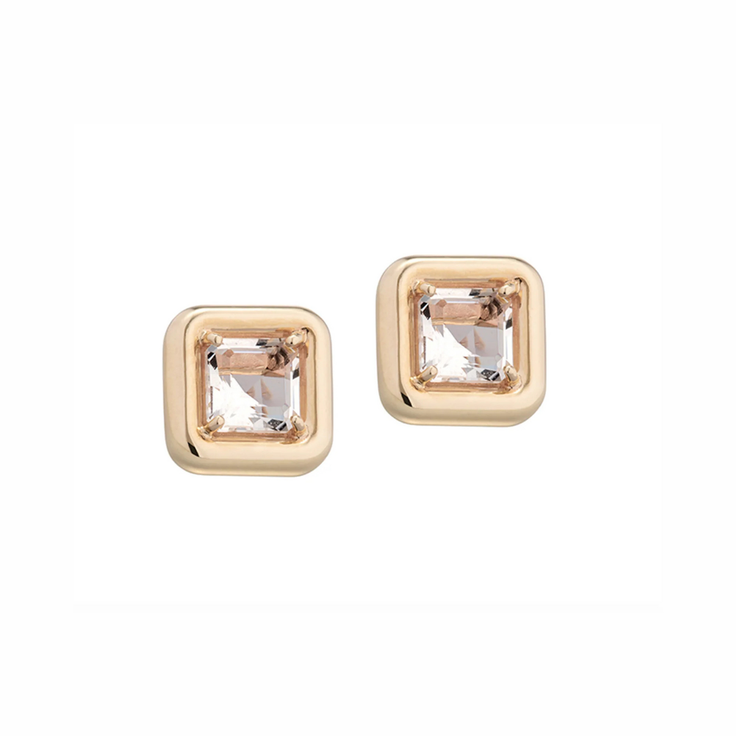 Bea Bongiasca Square Cut Crystal Earrings