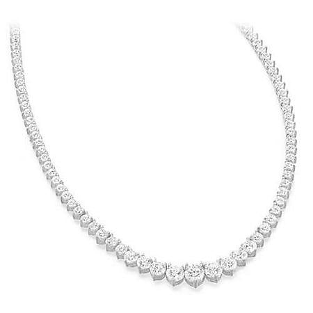 Load image into Gallery viewer, Meira T Diamond Riviera Tennis Necklace - 2.23ct
