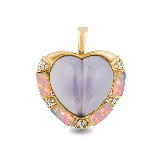 Mason & Books Large DNA Heart Pendant