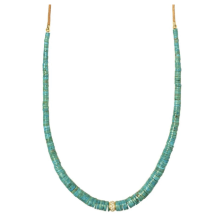 Load image into Gallery viewer, Jenna Blake Turquoise Beaded Necklace

