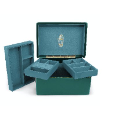 Load image into Gallery viewer, Trove Mini Trunk Jewelry Box
