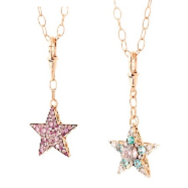 Selim Mouzannar Double Sided Star Pendant Necklace