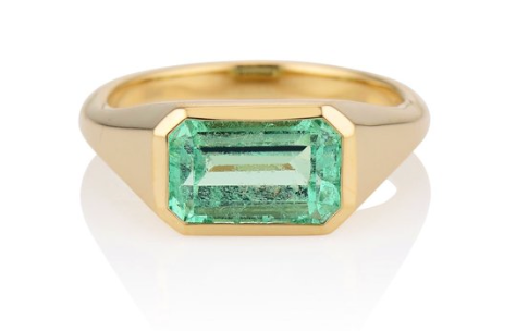 The One I Love NYC Colombian Emerald Ring
