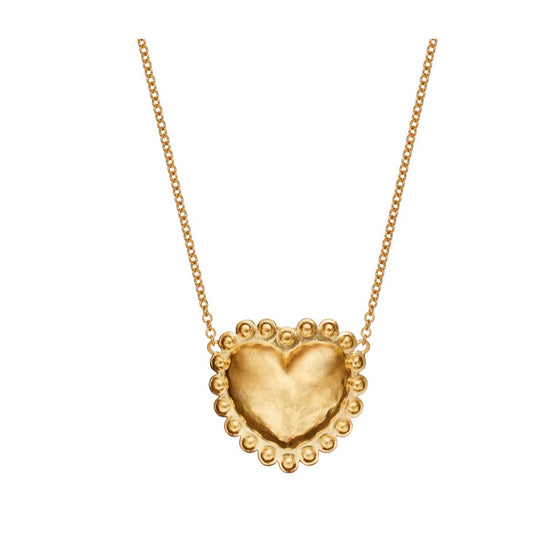 Load image into Gallery viewer, Christina Alexiou Dotted Heart Necklace
